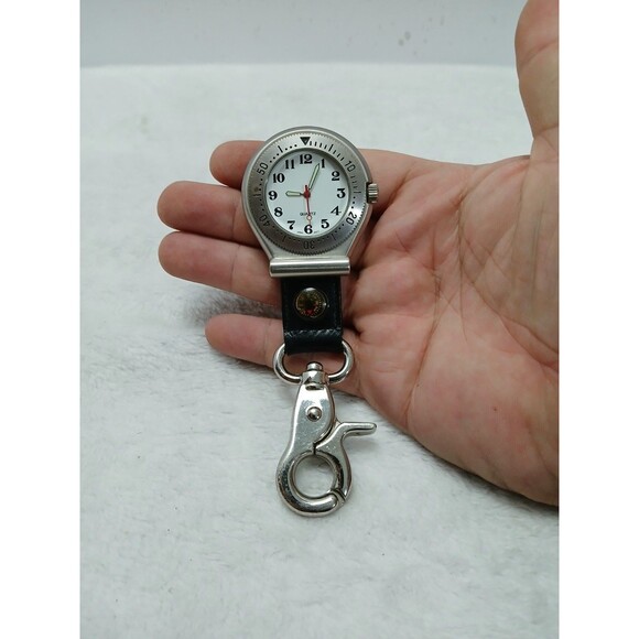 ​Croton Belt Loop Watch Stainless Steel Japan Mov't Untested AS IS - Picture 1 of 4